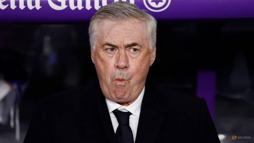 Real’s Ancelotti delighted with hat-trick hero Mbappe’s form