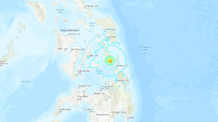 Magnitude 5.9 offshore quake strikes central Philippines