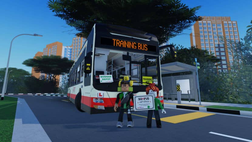 A millennial learns to drive a bus in Singapore – on Roblox. What could go wrong?